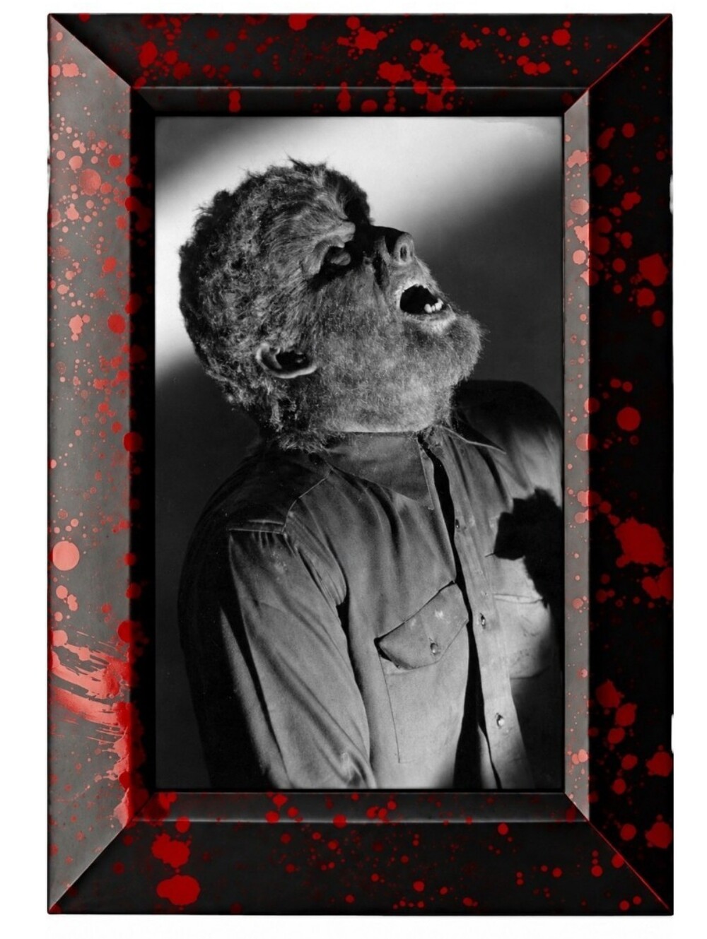Wolf Man Vintage Horror Monster Universal Antique Cult Classic Wolfman Framed